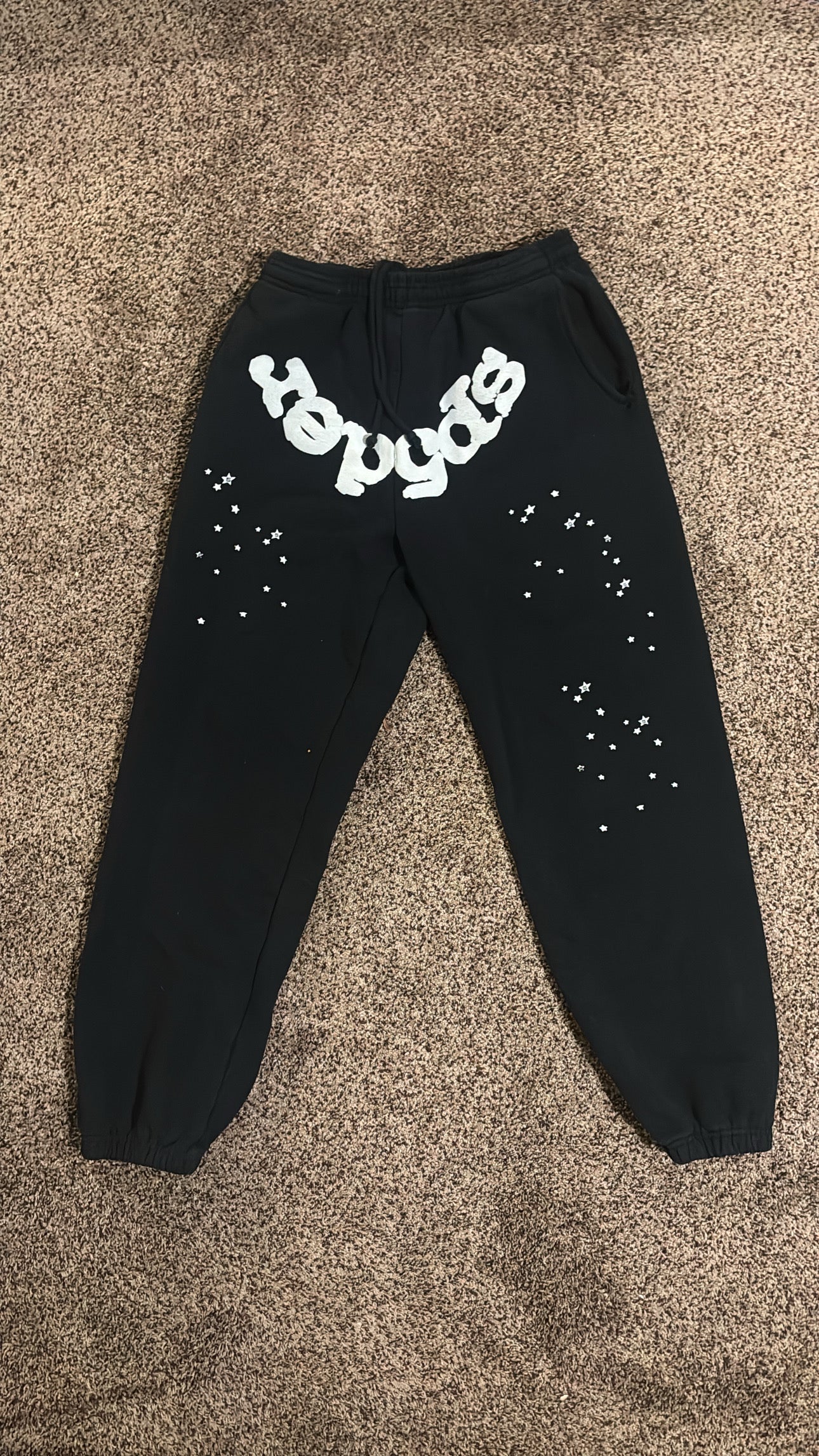 Sp5der OG Web Sweatpants 'Black'