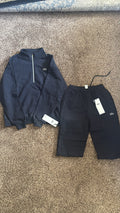 Navy Alo Qauter Zip Set