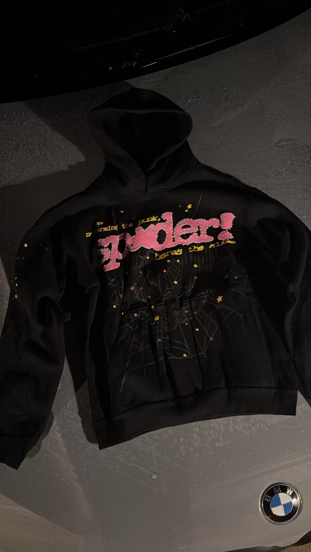 Sp5der P*nk V2 Hoodie 'Black'