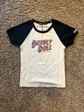 Chrome Hearts "Deadly Doll" Raglan Tee - White & Black