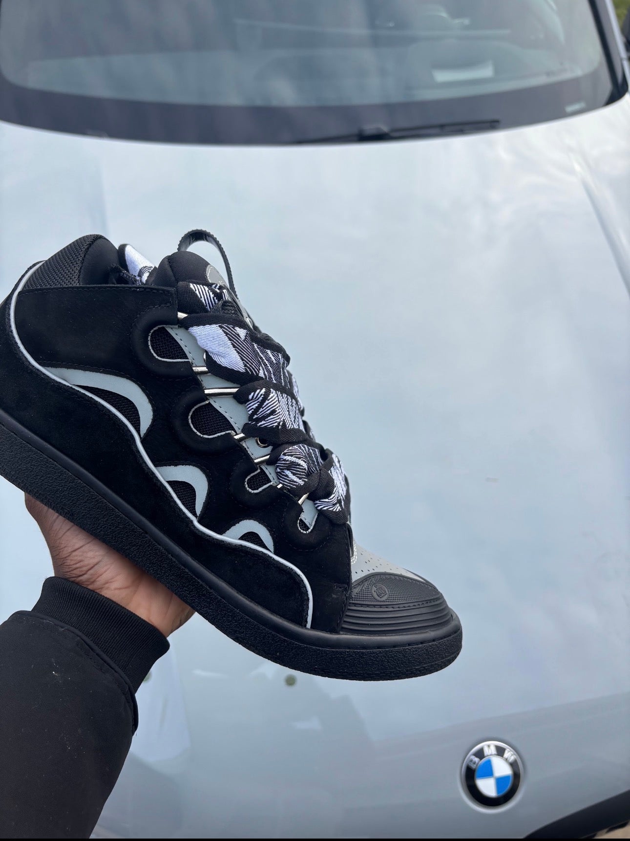 Lanvin Curb Sneaker Grey/Black