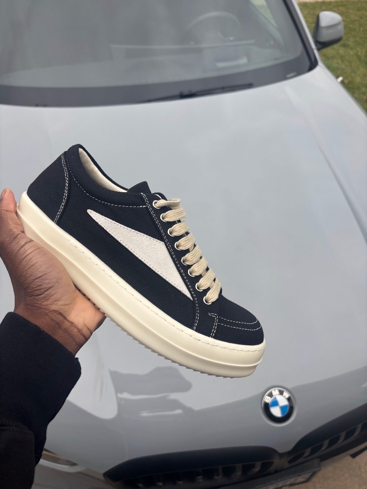 Rick Owens Porterville DRKSHDW Vintage Low 'Black Milk'
